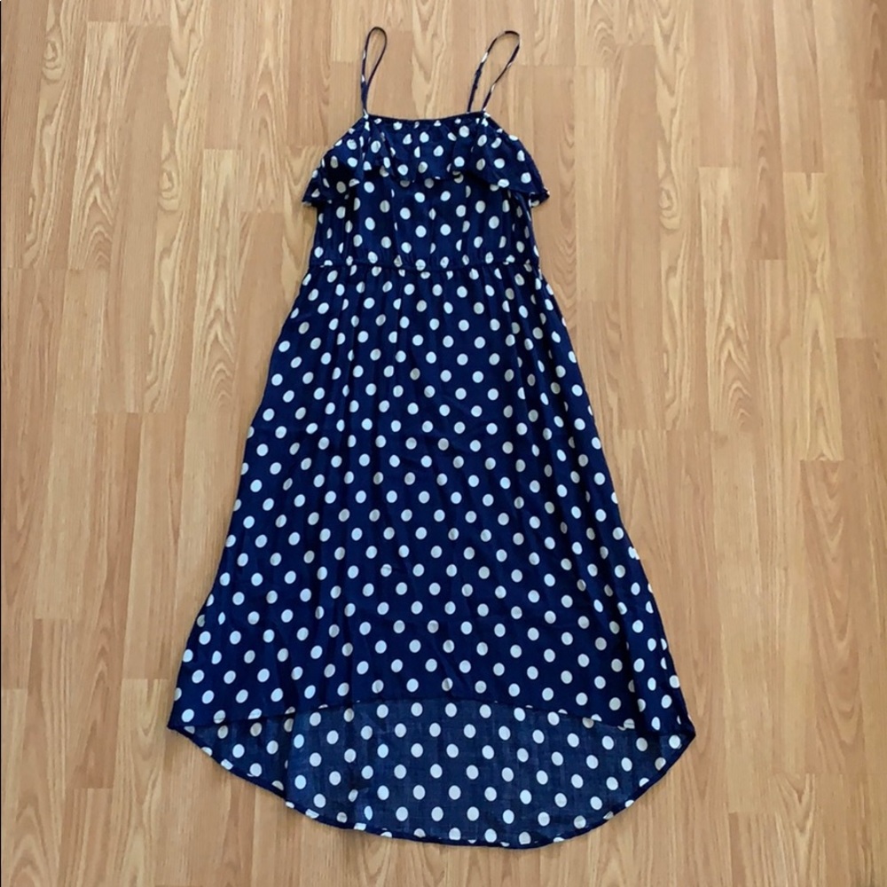 Polka dot high-low hem Xhilaration dress, Size L